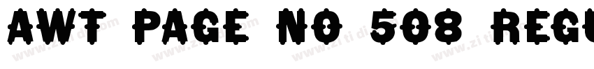 AWT Page No 508 Regu字体转换